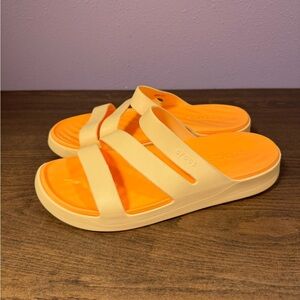 Crocs Orange Sandals-Women’s Sz. 10